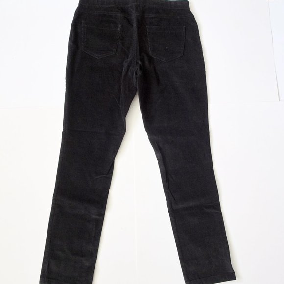 Kenneth Cole Corduroy Stretch Black Pants - Picture 3 of 5